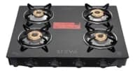 STEVA COOKTOP HUNK 4 BURNER JUMBO GAS STOVE HOME KITCHEN APPLIANCE