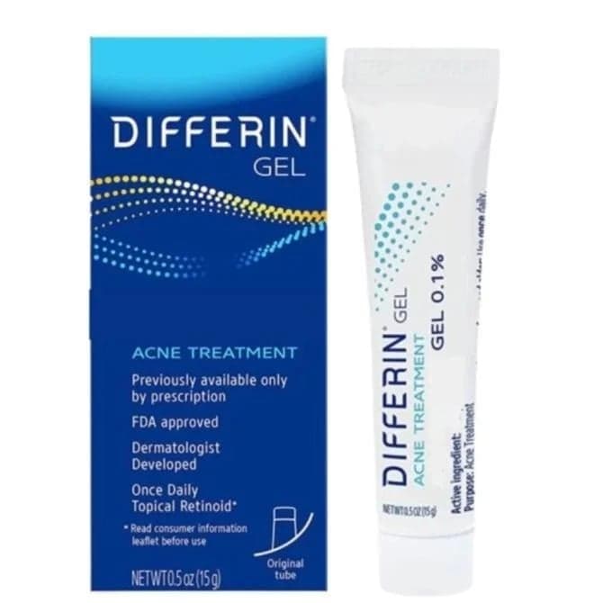 DIFFERIN ADAPALENE GEL 0.1% ACNE TREATMENT 15g PUMP
