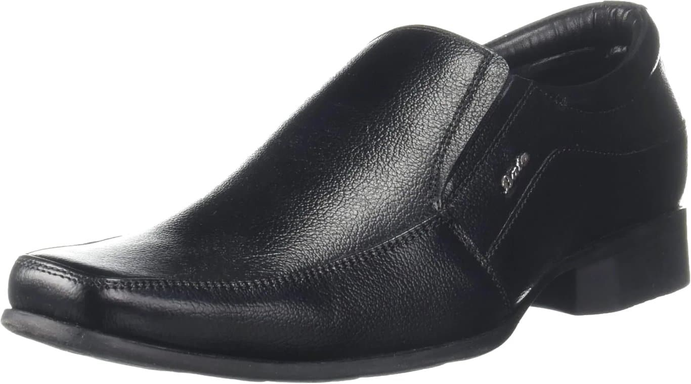BATA MILAN MEN'S LEATHER SLIP-ON SHOES - SIZE 9UK