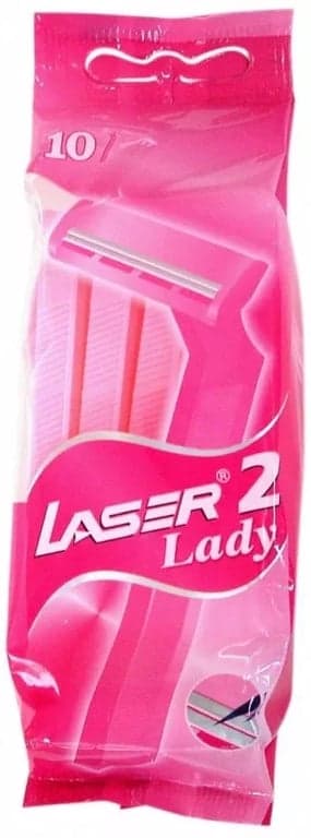 LASER DISPOSABLE RAZOR 10PCS WOMEN 10PCS