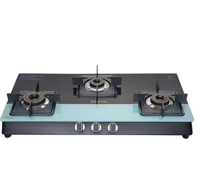 STEVA DICORE 3BB BLACK/WHITE 8MM GLASS COOKTOP - 1PCS HOME KITCHEN