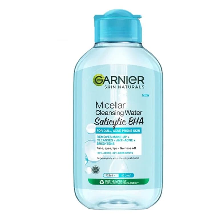 GARNIER MCLR BLUE MICELLAR CLEANSING WATER FOR FACE 125ml 140g