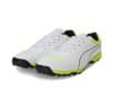 PUMA CRICKET SHOES WHITE LIME SMASH NAVY SIZE 8UK