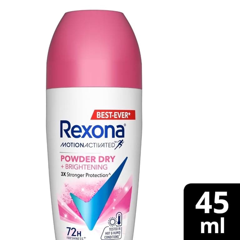 Rexona Women'S Roll-On Powder Dry Antiperspirant Deodorant 72h Protection 
